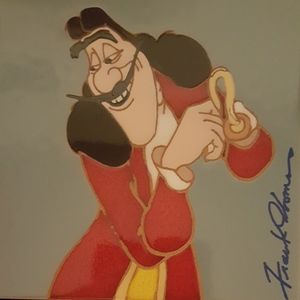 Disney's Captain Hook & Smee Signed LE Art Tiles